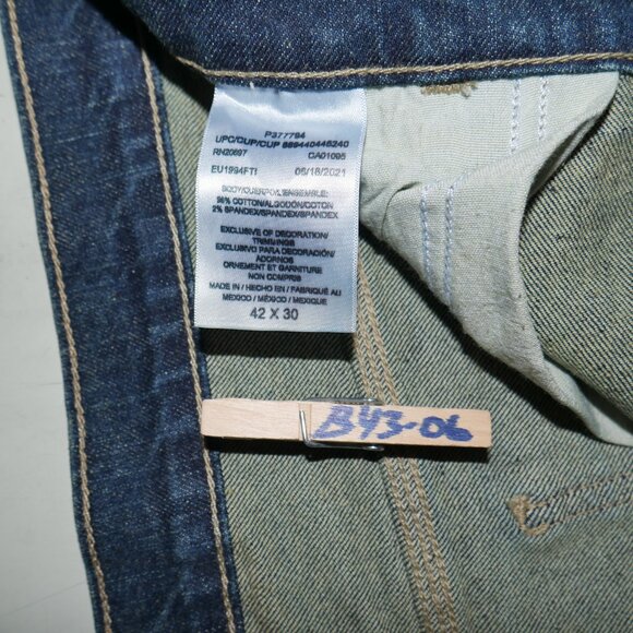 Dickies Men's Size 42x30 Carpenter Jeans Loose Fit Dark Wash Denim NWT - Picture 9 of 15